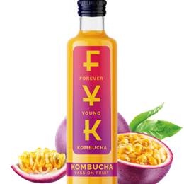 Kombucha passion fruit
